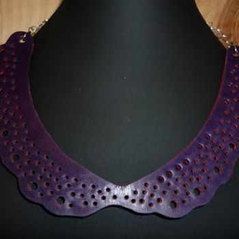 Colliers - GRAPHIK II | Colchic purple rouge