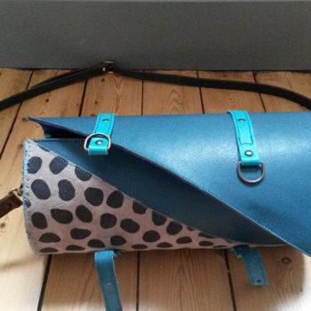 Mi-bags | Polo bag bleu poan tacheté